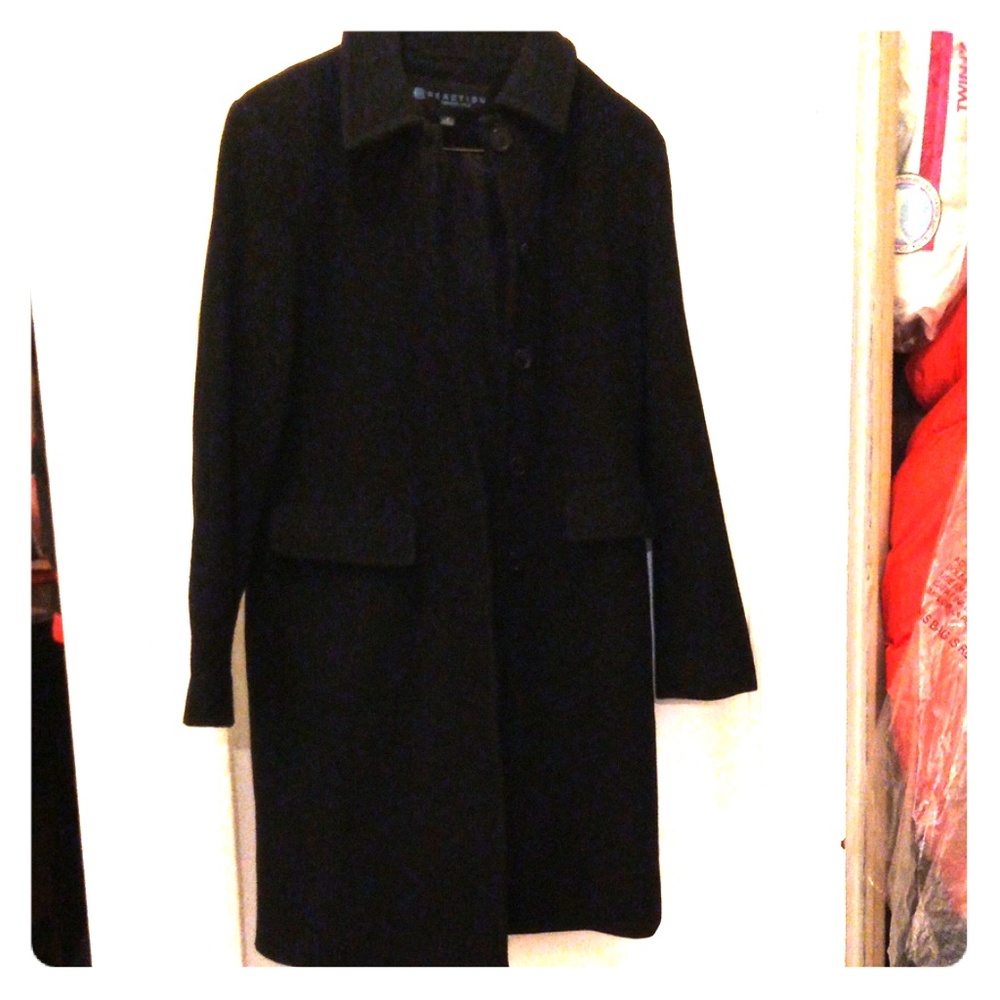 Womens Kenneth cole long coat sz6